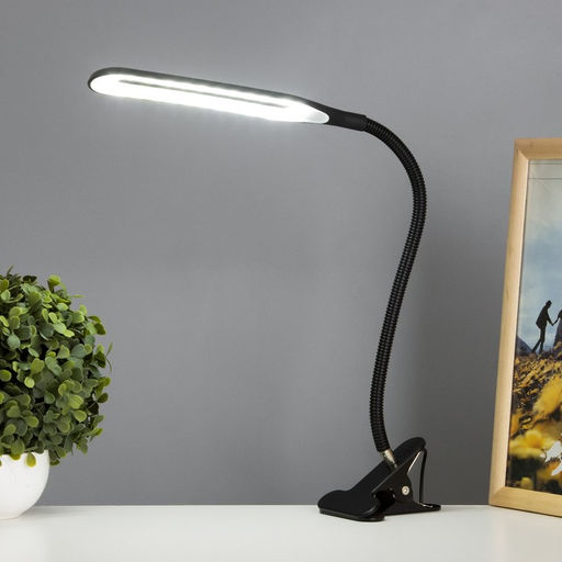 Светильник настольный на прищепке «Офисный черный» 24LED USB 11×7.5×60.5 см