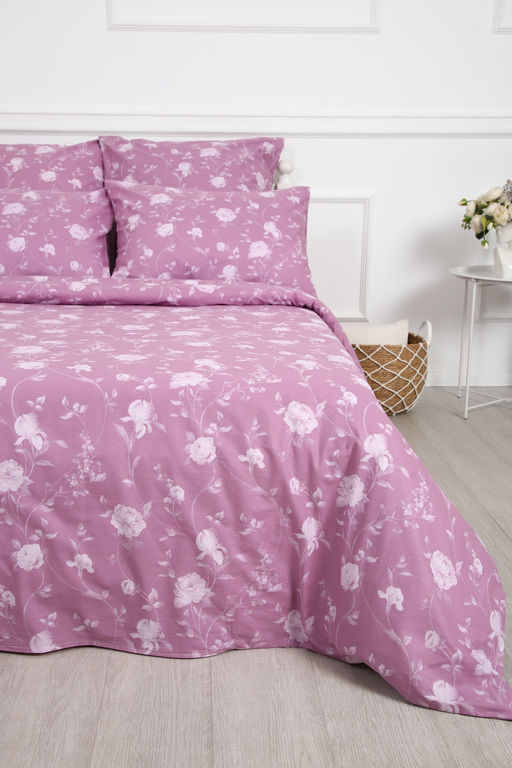 Наволочка поплин Пиония-компаньон