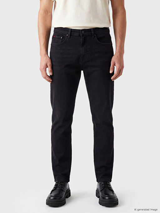 710 Loose Fit Erkek Jean Pantolon - Waikiki фото 2
