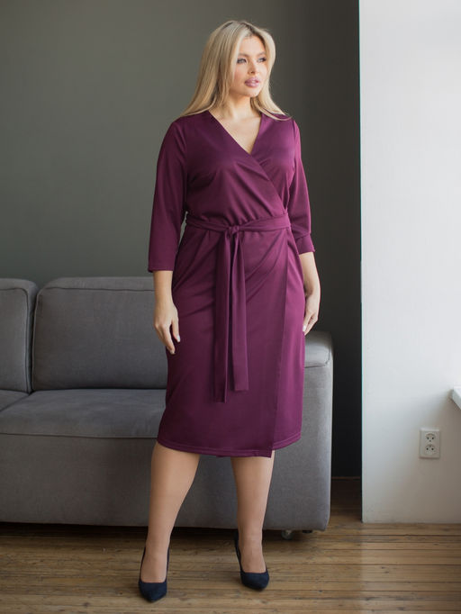 Платье 1383 марсала - Novita фото 3