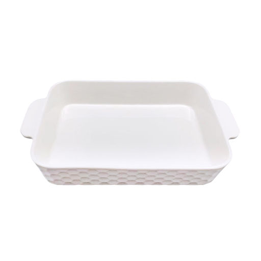 Форма для запекания прямоуг. с ручками25.1/21.8 x 15.5 x 4.5 cм, 800 мл керамика арт. MFK07633