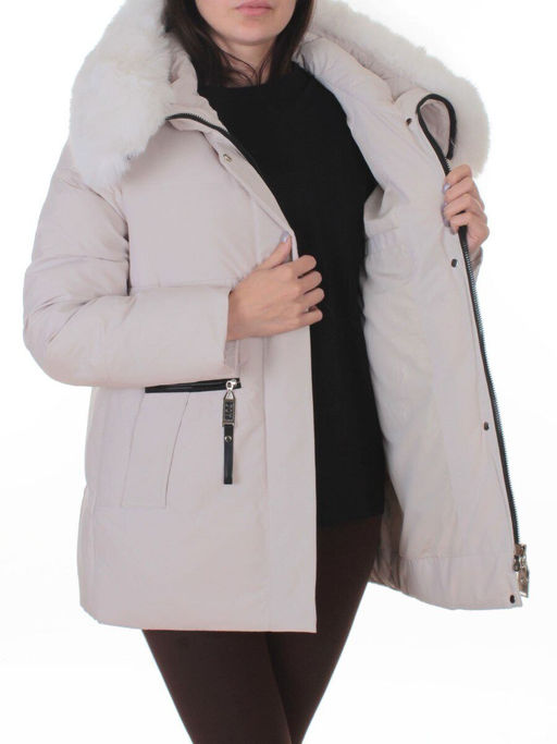 M-M02 MILK Куртка зимняя женская (200 гр. холлофайбер)