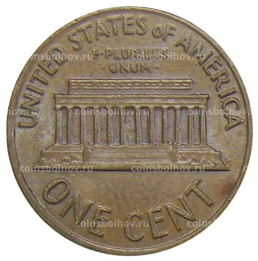 Монета 1 цент 1972 года США