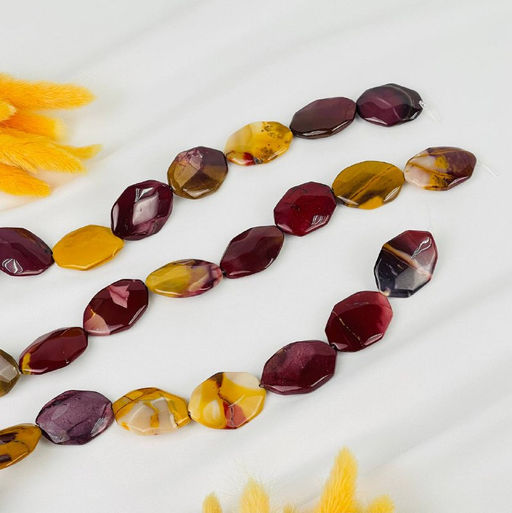 Бусины для украшений из Яшмы (Мукаит) 40 см