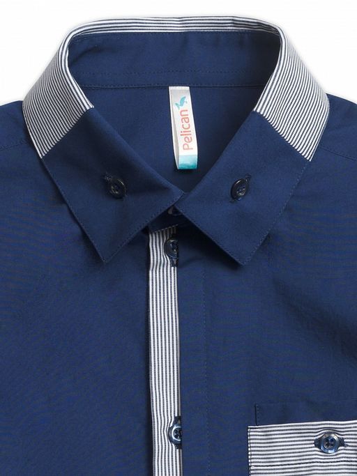 Уценка PELICAN BWCT7100 сорочка верхняя для мальчиков  фото 5