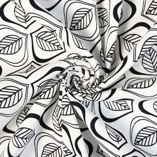 Шторы для кухни Этель Leaves, 149×180 см - 2 шт., подхваты - 2 шт., 100% хлопок