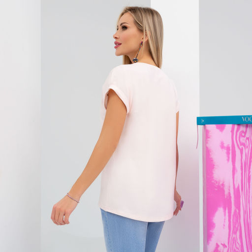 Футболка Модапозитив (пудра) - Charutti фото 5