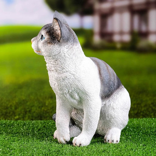 Садовая фигура из полистоуна «Кот», 30×25×16 см