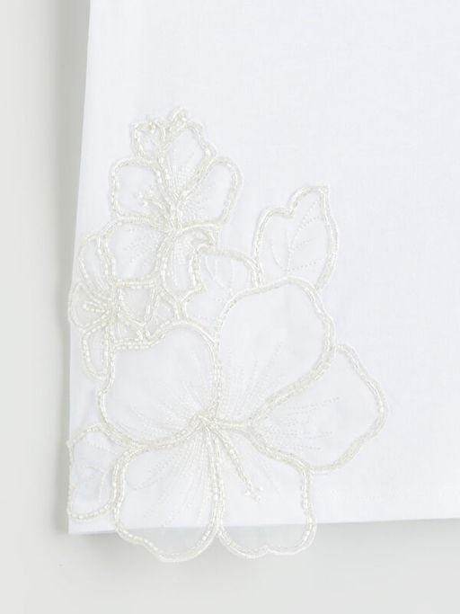 ?i?ek Detayl? K?z ?ocuk Ti??rt