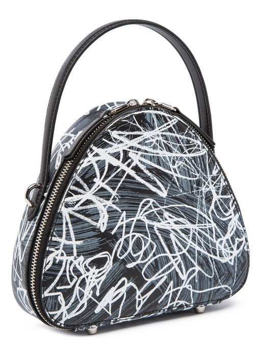 Сумка ELEGANZZA Z9644-7571 black/white  фото 3