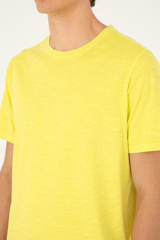 Мужская базовая футболка фисташкового цвета - U.s. polo assn фото 7