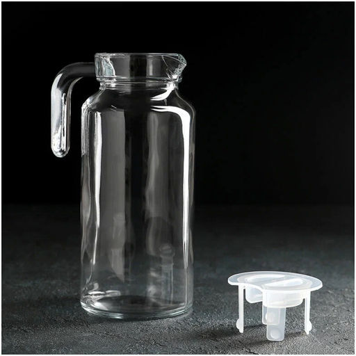 BASIC Кувшин с прозр. пласт. кр. 1,3л арт. 43964В (1017901)