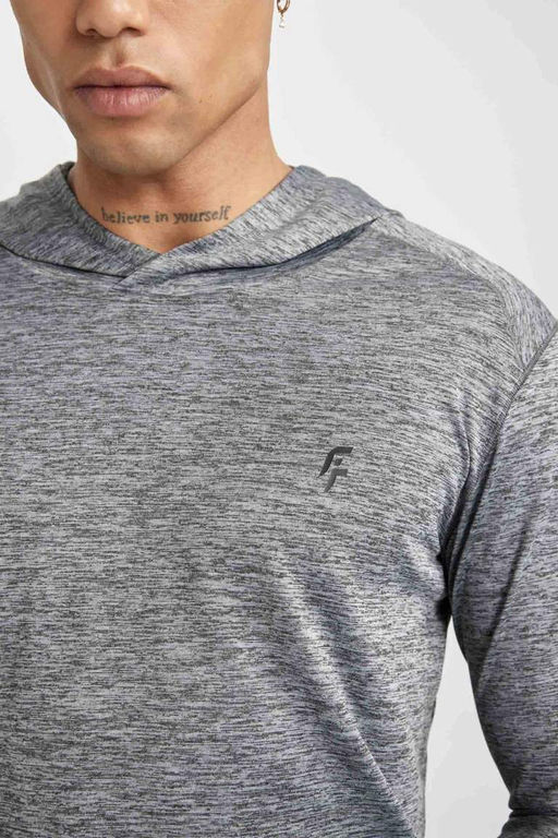 DeFactoFit Спортивная толстовка приталенного кроя с капюшоном  фото 7