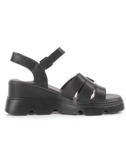 08-PEAG34-2 BLACK Босоножки женские (натуральная кожа) - Фабричный китай фото 9