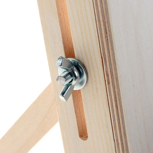 Мольберт настольный «Студийный», 650×450×560 мм, с планшетом 450×480 мм (возможность разместить холст 60×80 см), с бегунком, Calligrata