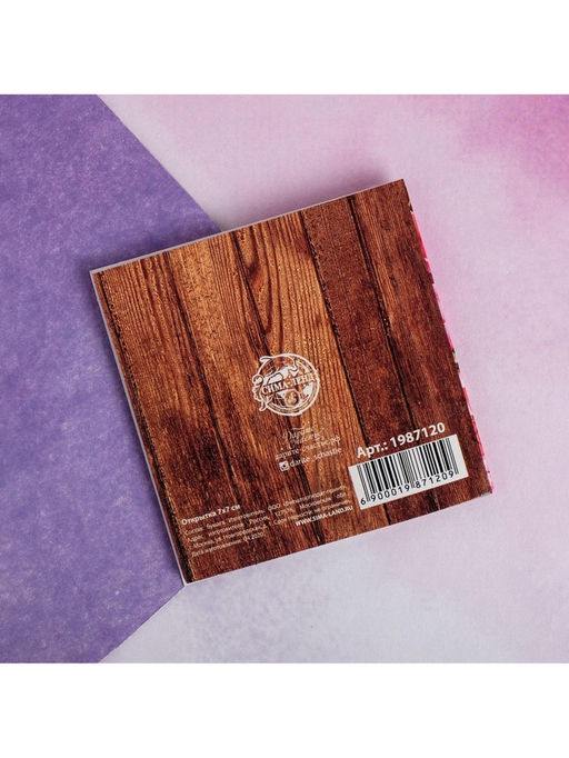 Цена за 20 шт. Мини–открытка «Цветочная доска», 7×7 см