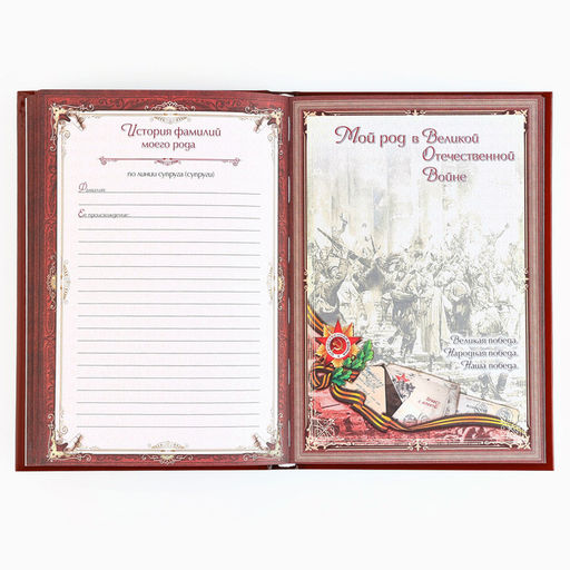 Родословная книга в шкатулке новогодняя «Каждый день», 26×8×27 см