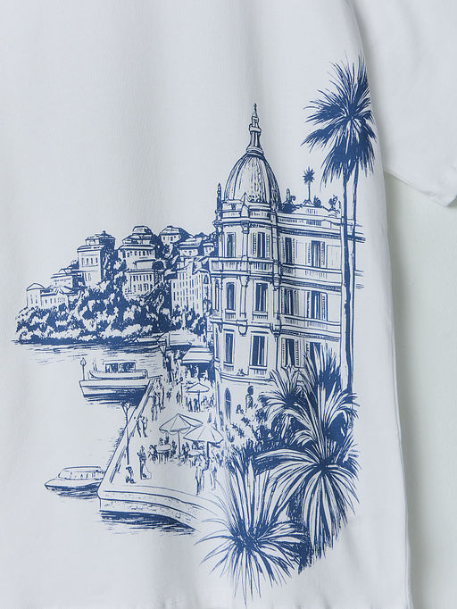 Футболка мужская белая прямого кроя - Mark formelle фото 6