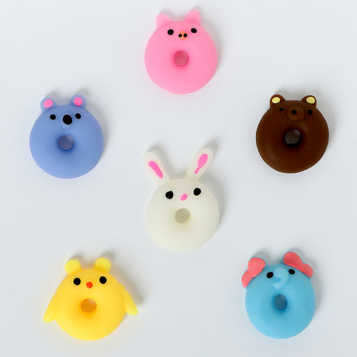 Цена за 3 шт. Антистресс игрушка «Зверюшки», мялка с пастой, МИКС