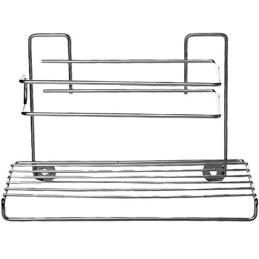 АЛТ411С Держатель для бумаги с полочкой 19х12,5х9,5см металл (х24) - Mayer&boch фото 3