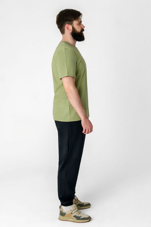 Арт. 613108 Комплект с брюками мужской 48-56 (5 шт) Цвет:верх-хаки,низ-черный - Идеал фото 6