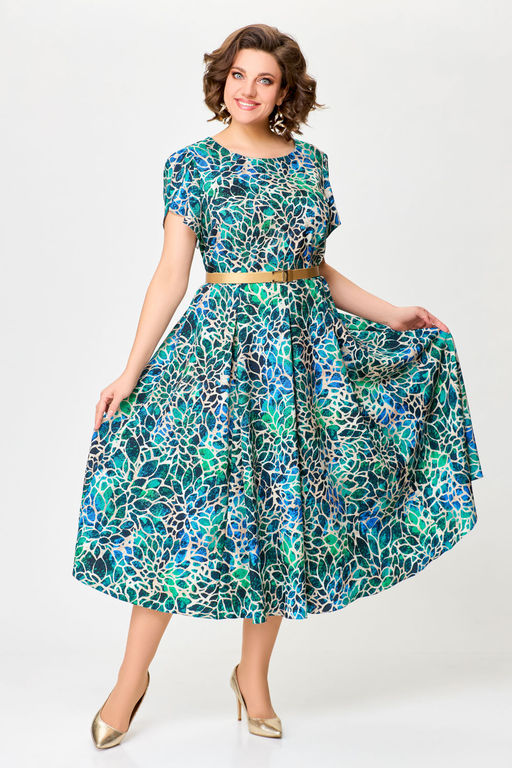 Блуза Swallow 803.2 черный+серебряный узор фото 1084