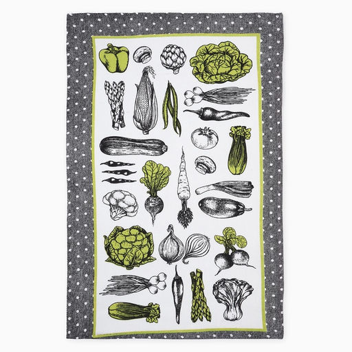 Набор полотенец Доляна Овощи 35х602 см-2шт.,100% хл, рогожка,162г/м2 фото 6
