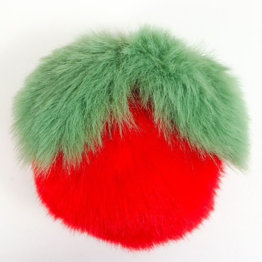 Пушистик на кольце с карабином Томат d=8 см - Simaland фото 2