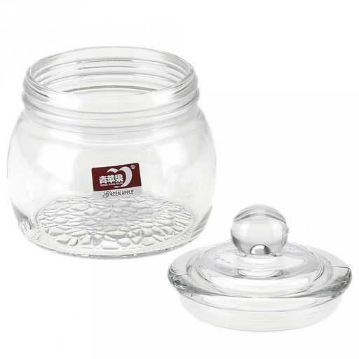 Банка стеклянная прижимная крышка Бочонок 0,5л, д11,3см, h9см, д/горла-8,3см, д/основания-9,5см (Китай) - Домашняя мода фото 2