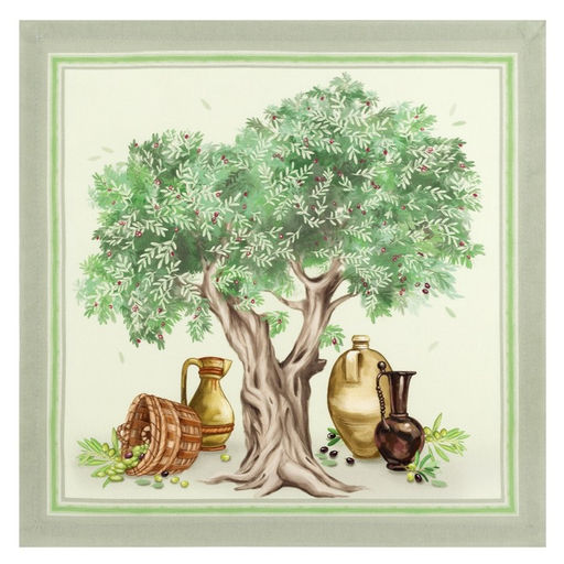 Набор кухонный «Этель» Olivia, скатерть 180×145 см +/- 3 см, салфетки 40×40 см - 8 шт., 100% хлопок