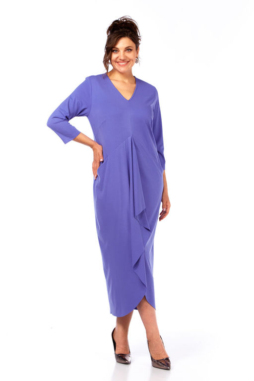 Платье Diamant 2086 оттенок синего фото 4