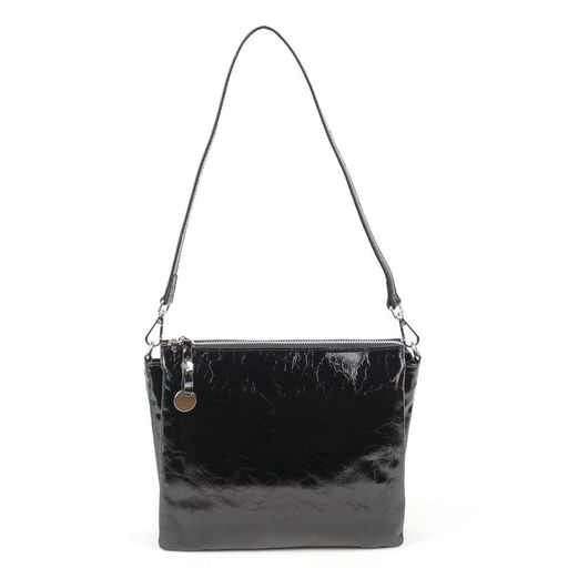 Женская кожаная сумка через плечо с тремя отделениями 0101-1 - Cidirro фото 2