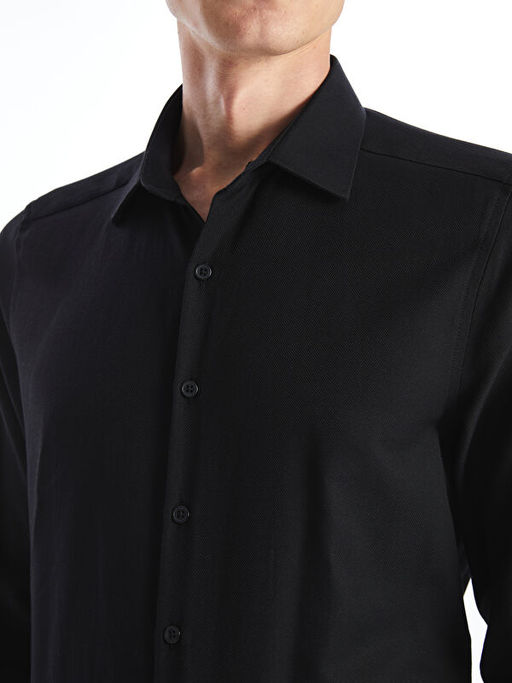 Slim Fit Uzun Kollu Oxford Erkek G?mlek - Waikiki фото 6