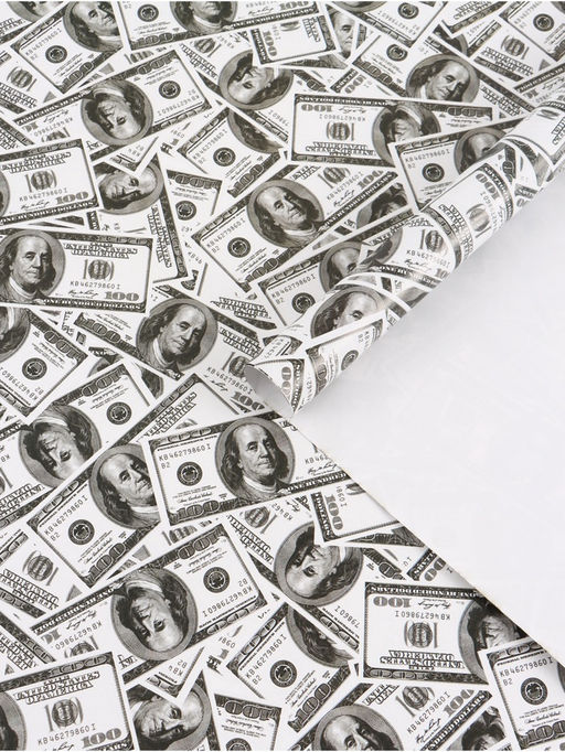 Цена за 10 шт. Бумага упаковочная глянцевая «Богатство», 50 × 70 см