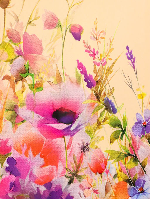 Цена за 2 шт. Пакет подарочный ламинированный вертикальный Прогулка по лугу, 26?12?32 см