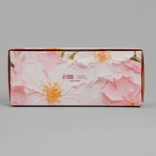 Цена за 5 шт. Кондитерская упаковка, коробка с ламинацией Мазки, 17 х 7 х 4 см