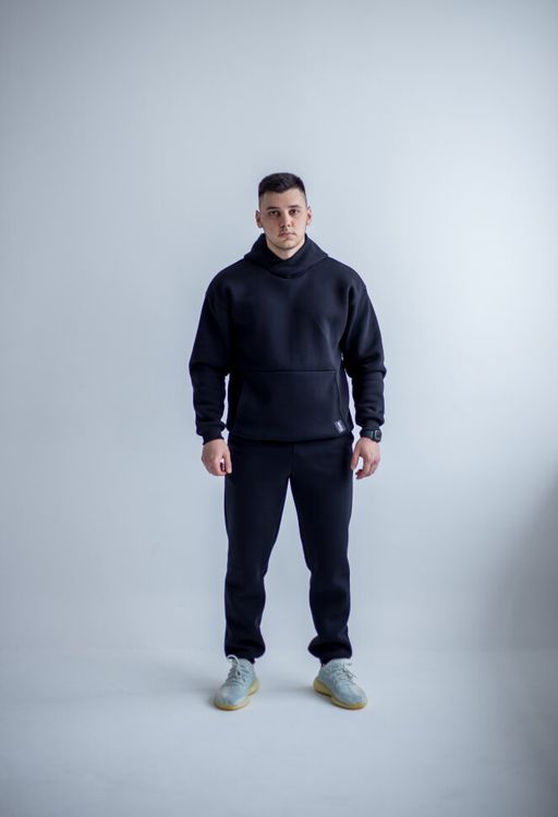 Костюм мужской утепленный ПРЕМИУМ качество, футер 3х нитка С НАЧЕСОМ - Knitka wear фото 3