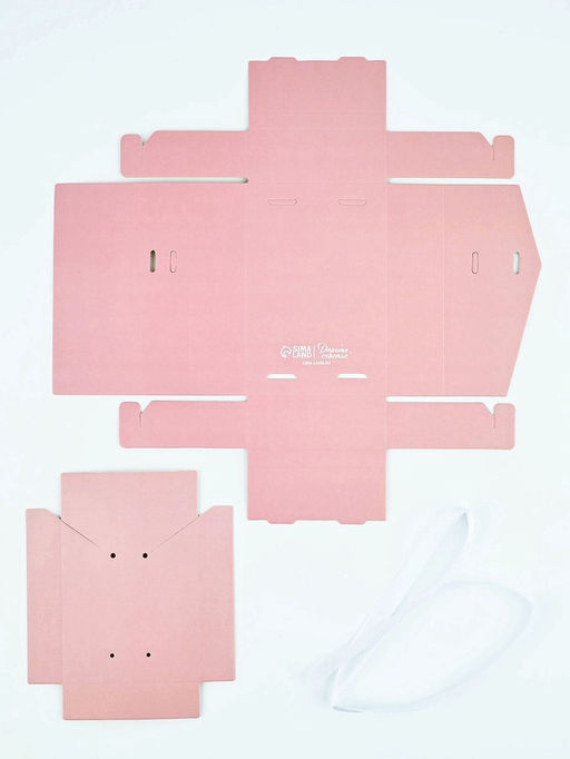 Цена за 5 шт. Коробка под бижутерию «Розовая», 12×8.5×3 см