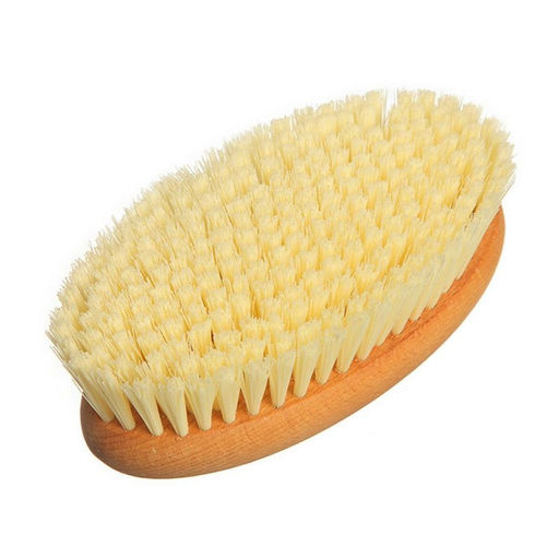 Kristaller Щётка для сухого массажа на ручке, щетина кабан, 215 пучков  фото 21