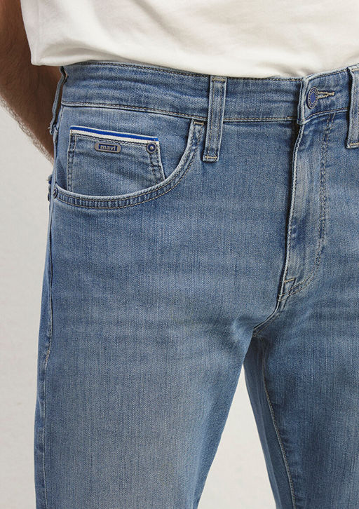 Marcus Premium Blue Indigo Mavi Jean Pantolon  фото 6