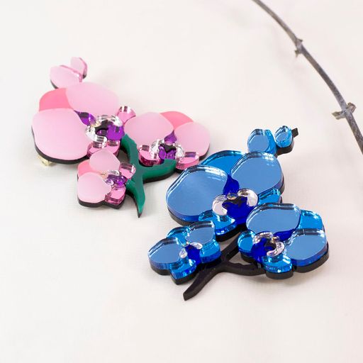 Брошь Орхидея - Orgalica фото 6