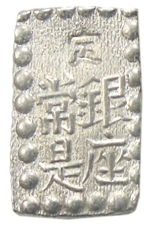 Монета 1 шу 1854-1868 года Япония