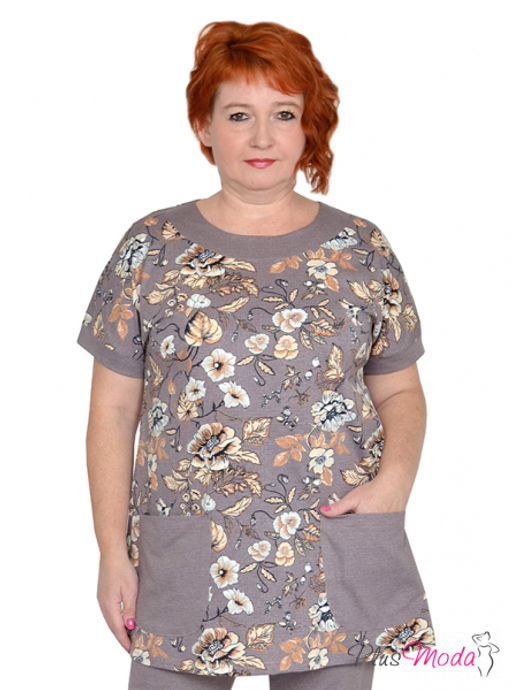Туника Модель №1216 размеры 44-84 - Plusmoda фото 9