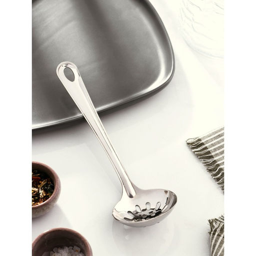 Шумовка из нержавеющей стали Доляна Виктория, 226,5 см, цвет серебряный  фото 2