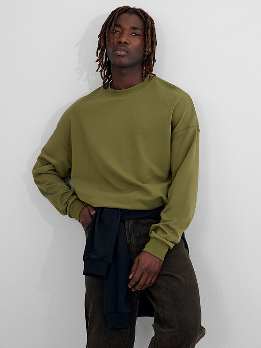 Свитшот мужской зеленый - Mark formelle фото 6