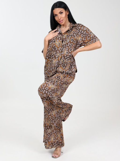 755 ЖЕНСКИЙ КОСТЮМ (брюки) (Серый) - А-дина фото 3