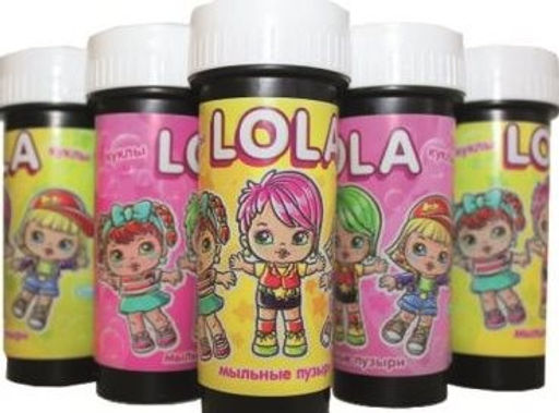 Мыльный пузырь"LOLA" 50 мл. (упаковка - 6 шт.)