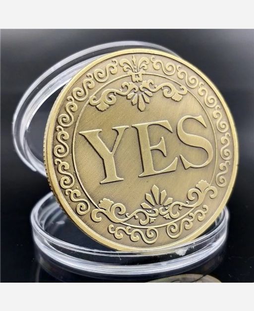 Монета сувенирная Yes/No 9046494 - Yiwu youda import & export co фото 6