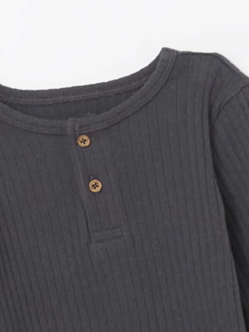 Bisiklet Yaka Erkek Bebek Pijama Tak?m?