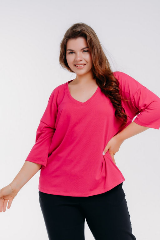 Футболка женская из вискозы Марина малина